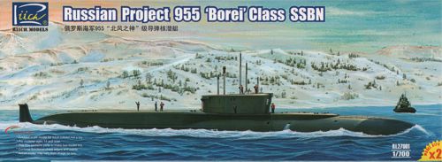 Riich Models RL27001 1:700 Soviet Project 955 'Borei' class SSBN