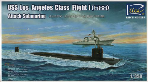Riich Models RN28005 1:350 USS Los Angeles Class Flight I