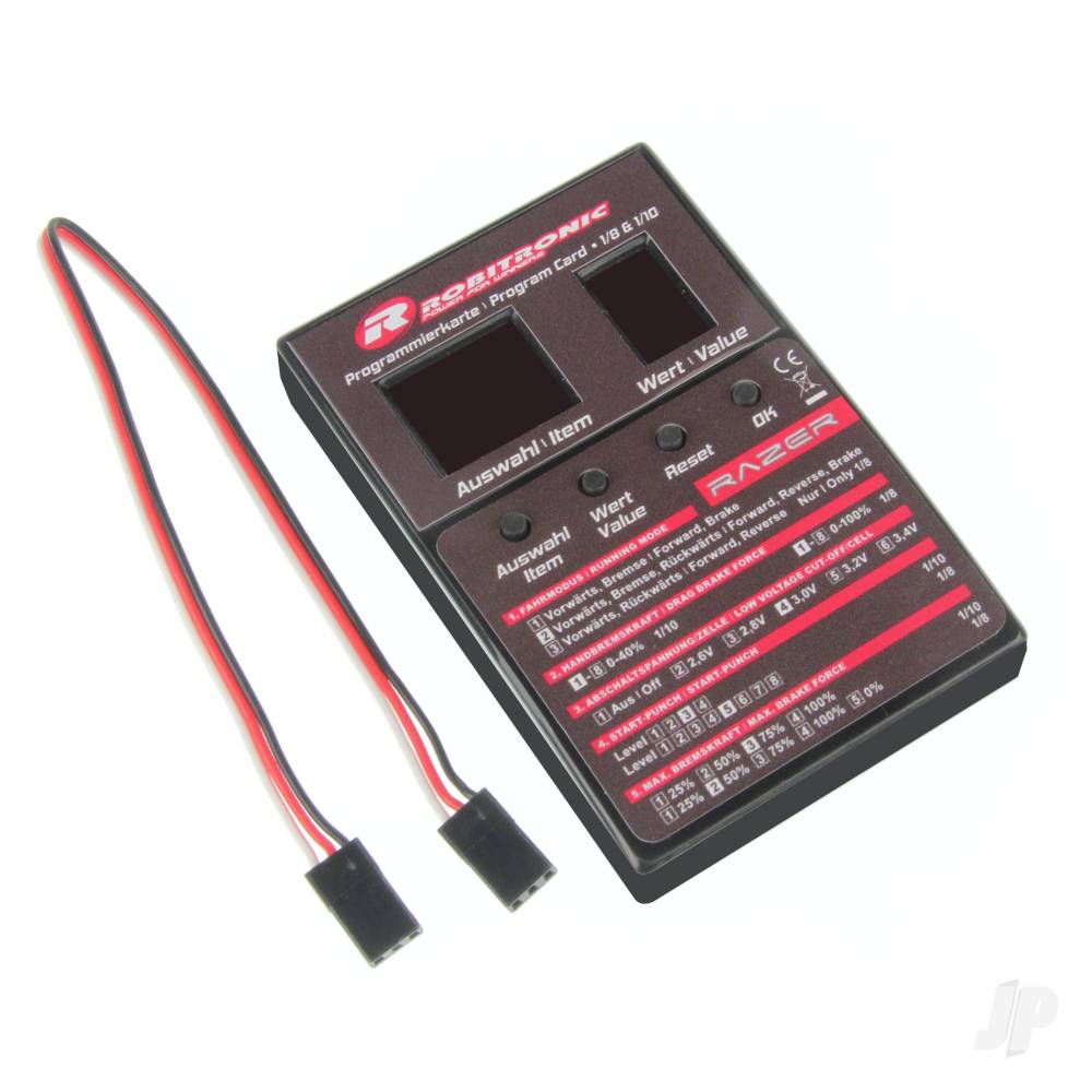 Robitronic Razer ESC LED Program Box (for ten and eight) R01269