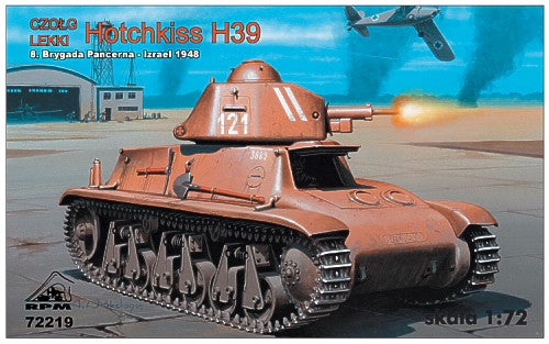RPM RPM72219 1:72 French Hotchkiss H-39 Israel 1948, with 37mm SA38 gun