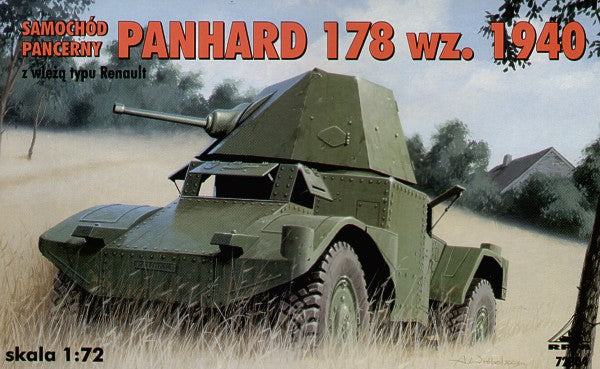 RPM RPM72304 1:72 Armoured car AMD Panhard wz 1940 with Renault turret