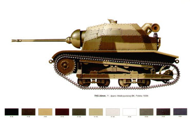 RPM RPM72501 1:72 Tankietka TK-S with 20mm Fk wz.38