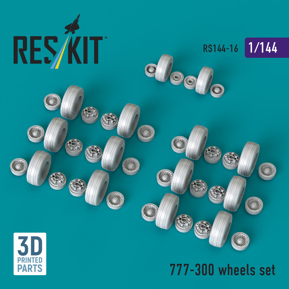 ResKit RS144-0016 1:144 Boeing 777-300 wheels set 3D-Printed