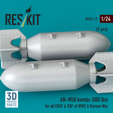 ResKit RS24-0013 1:24 AN-M58 bombs