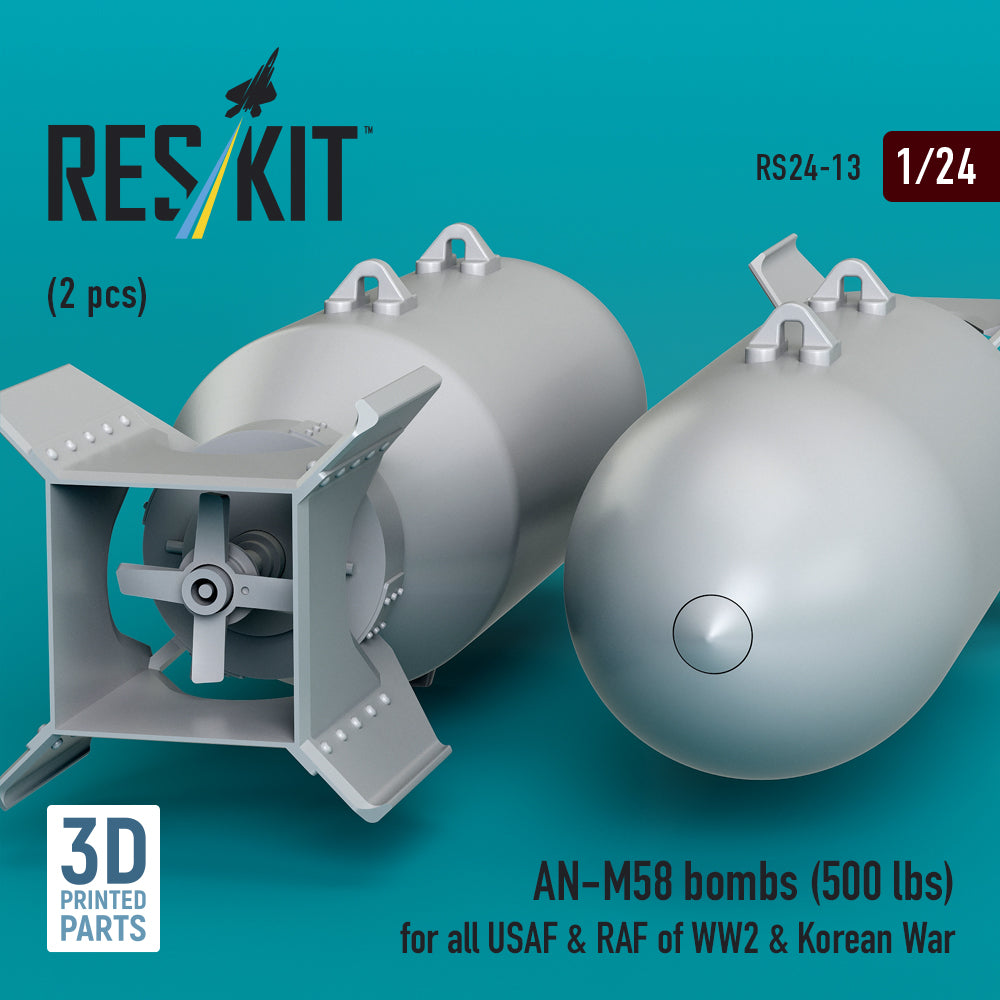 ResKit RS24-0013 1:24 AN-M58 bombs
