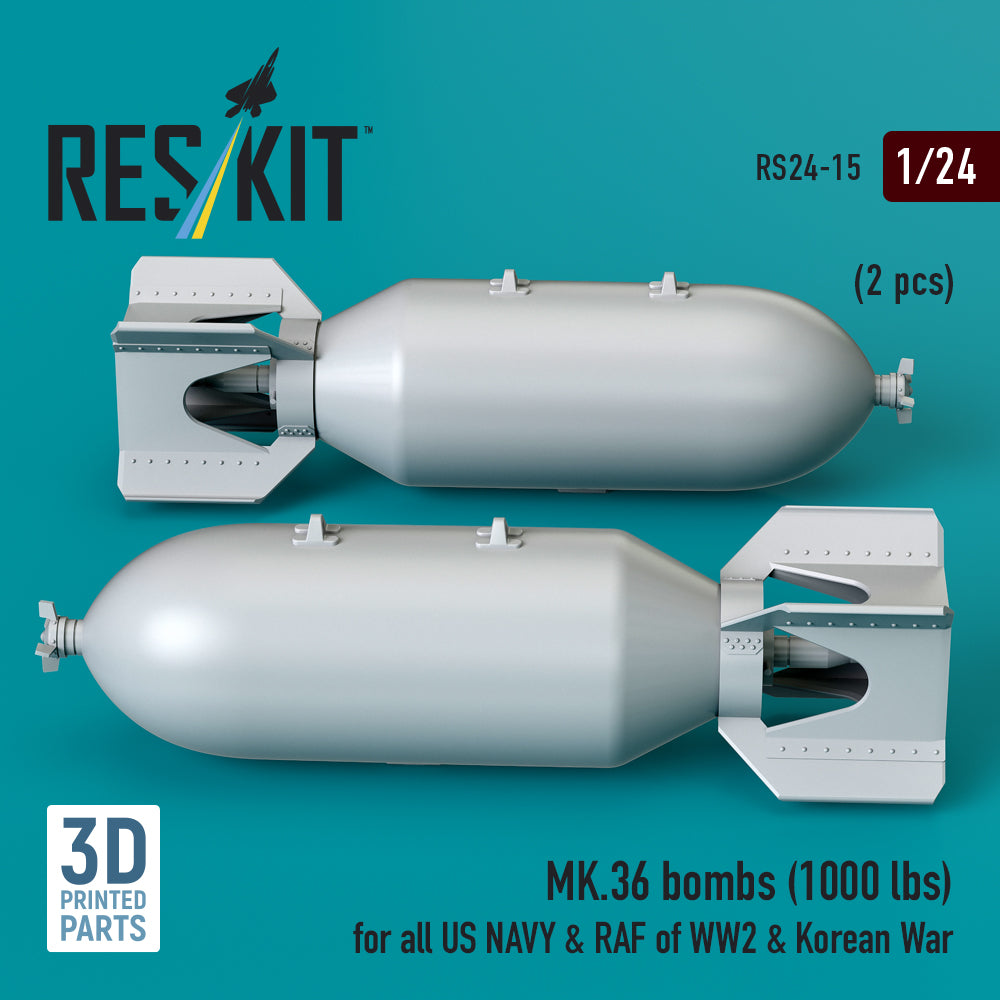 ResKit RS24-0015 1:24 MK.36 bombs