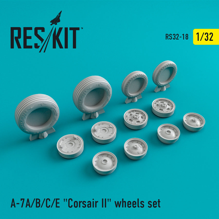 ResKit RS32-0018 1:32 LTV A-7A/A-7B/A-7C/A-7E Corsair II wheels set