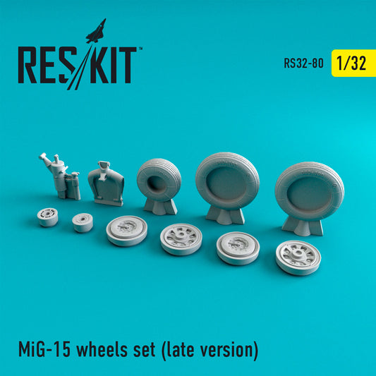 ResKit RS32-0080 1:32 Mikoyan MiG-15 wheels set
