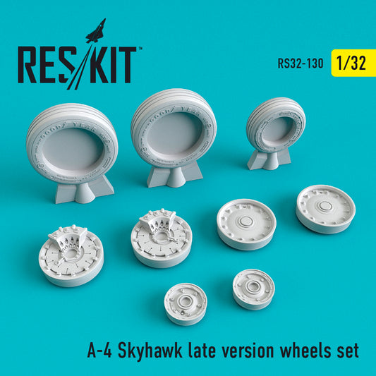 ResKit RS32-0130 1:32 Douglas A-4E Skyhawk late version wheels set