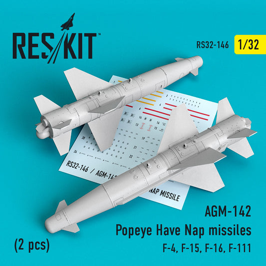 ResKit RS32-0146 1:32 AGM-142 Popeye Have Nap missiles