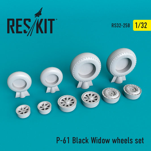 ResKit RS32-0258 1:32 Northrop P-61A/P-61B 'Black Widow' wheels