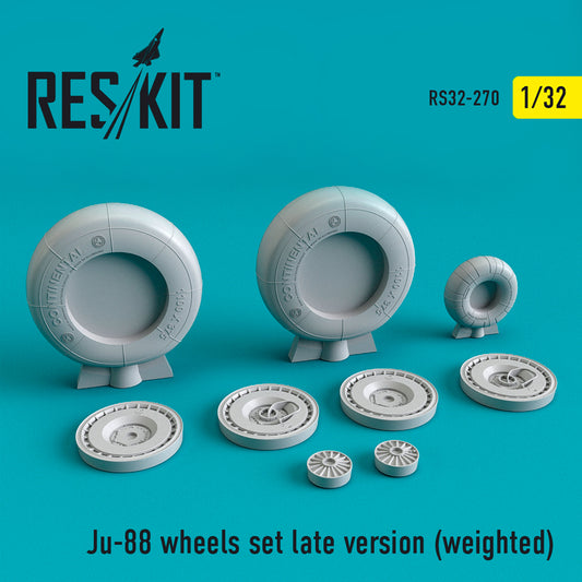 ResKit RS32-0270 1:32 Junkers Ju-88A-4 wheels set late version