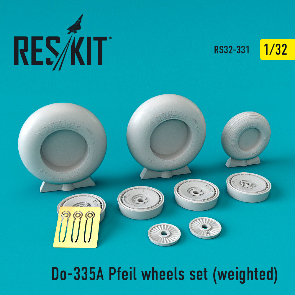 ResKit RS32-0331 1:32 Dornier Do-335A Pfeil wheels set