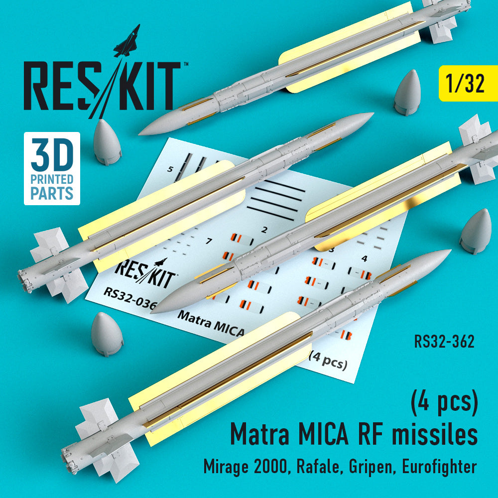 ResKit RS32-0362 1:32 Matra MICA RF missiles