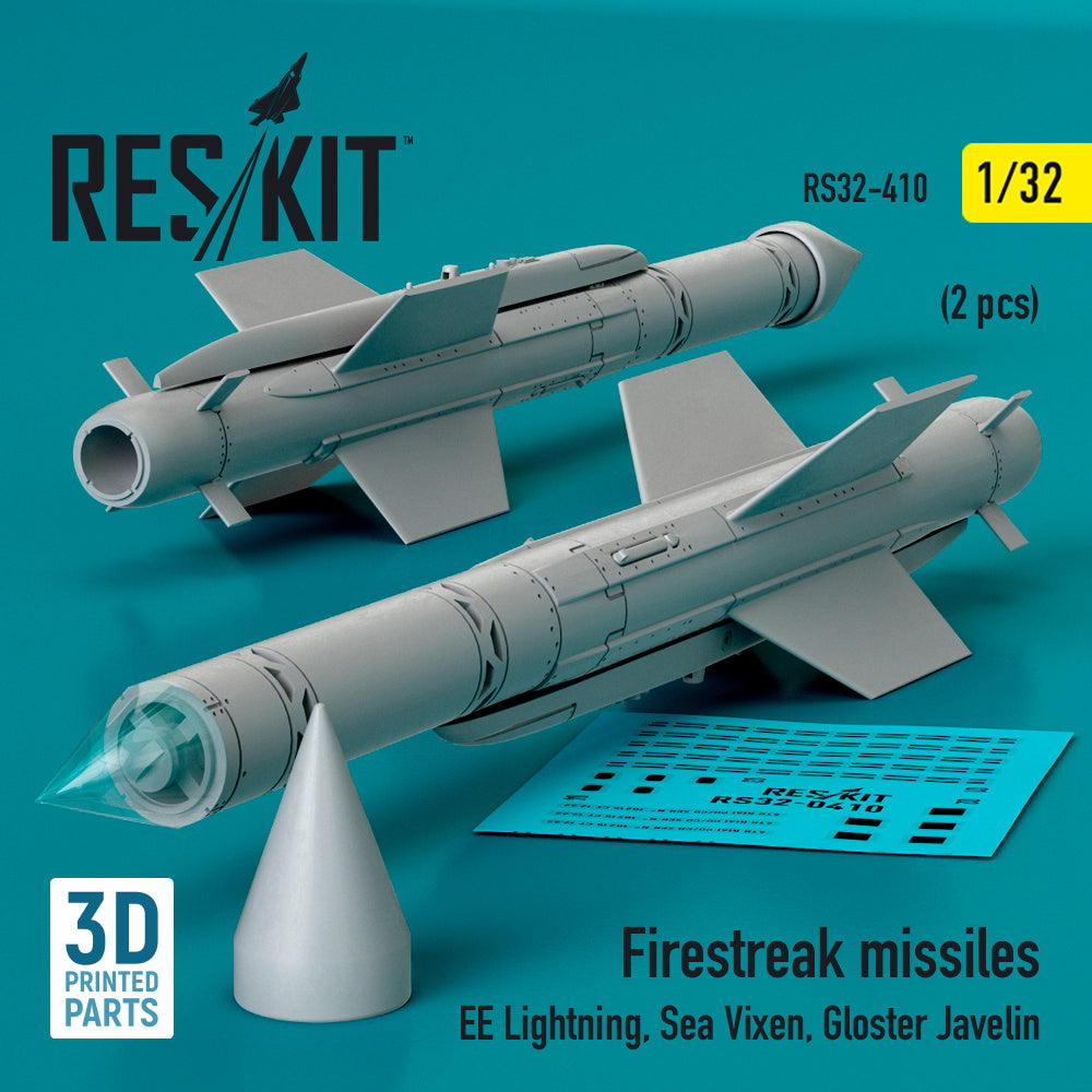 ResKit RS32-0410 1:32 Firestreak missiles