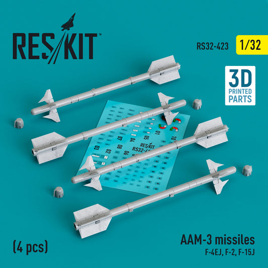 ResKit RS32-0423 1:32 AAM-3 missiles