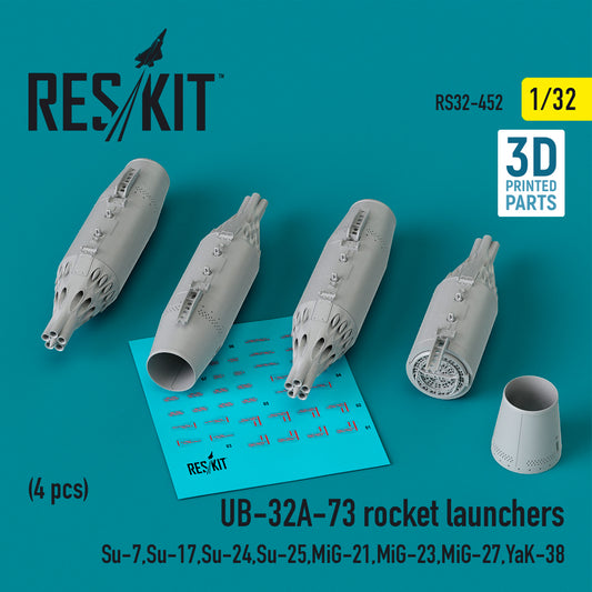 ResKit RS32-0452 1:32 UB-32A-73 rocket launchers
