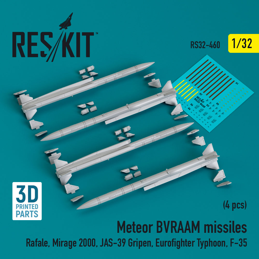 ResKit RS32-0460 1:32 Meteor BVRAAM missiles