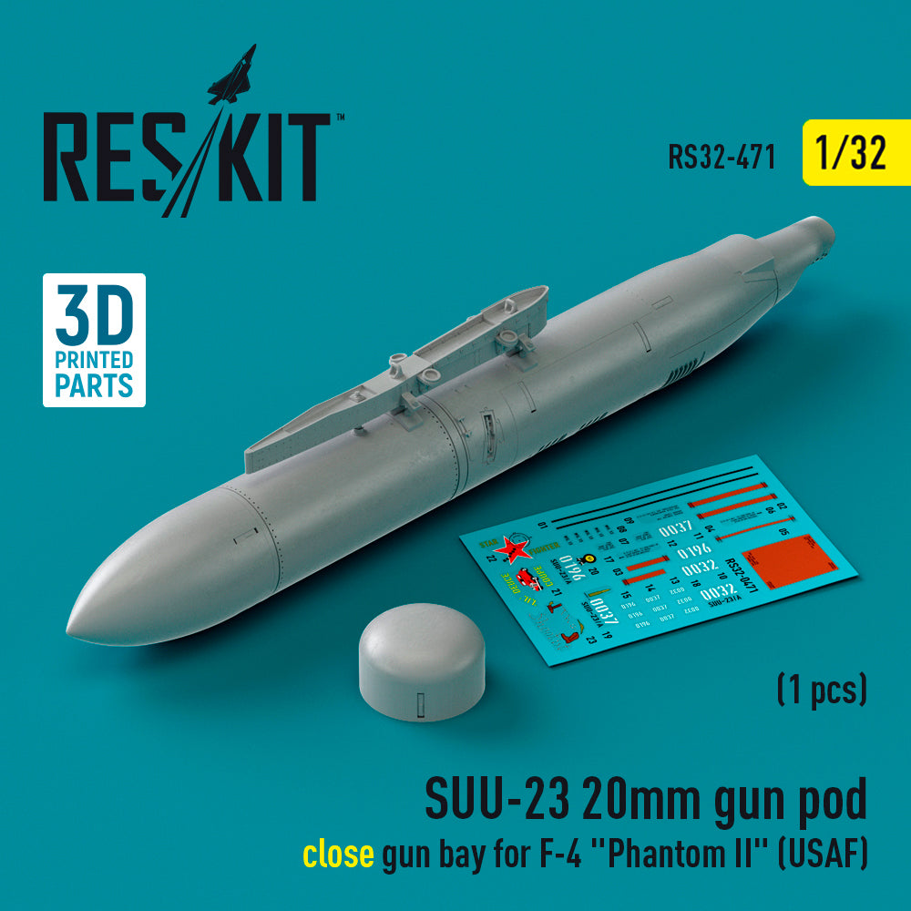 ResKit RS32-0471 1:32 SUU-23 20mm gun pod