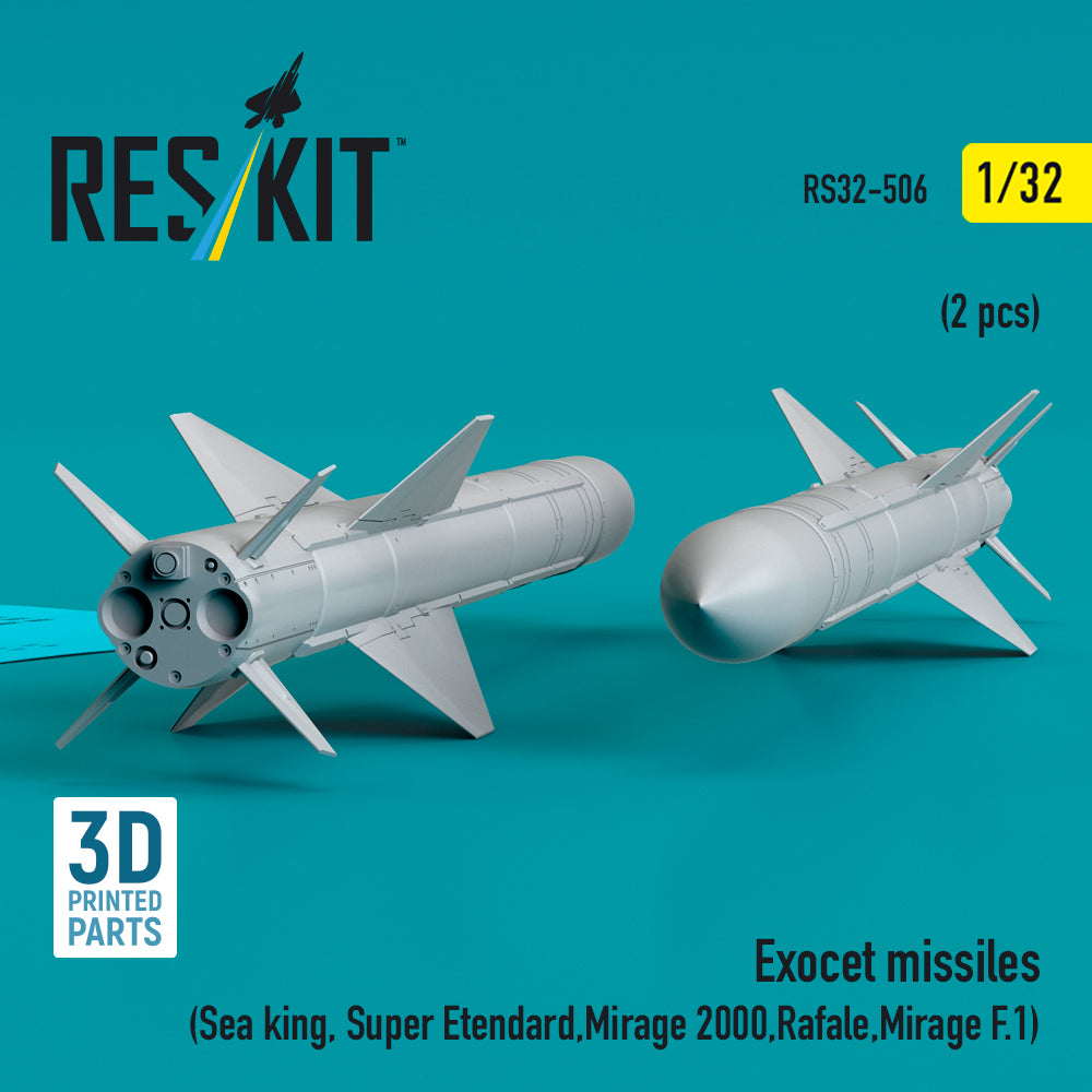 ResKit RS32-0506 1:32 Exocet missiles