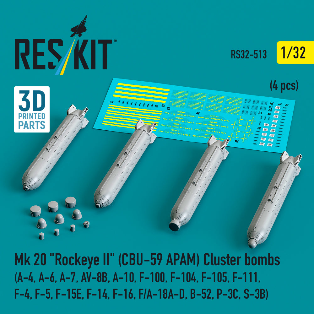 ResKit RS32-0513 1:32 Mk 20 Rockeye II