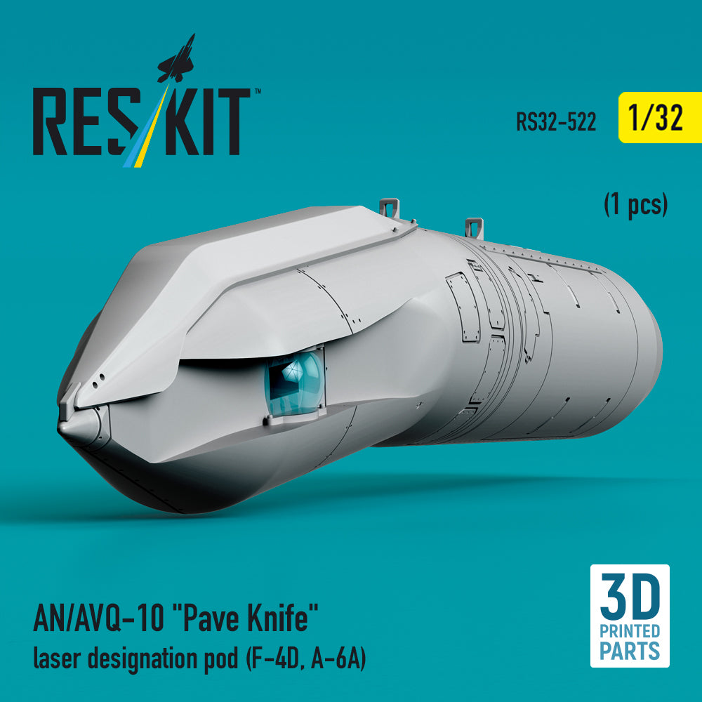 ResKit RS32-0522 1:32 AN/AVQ-10 "Pave Knife" laser designation pod