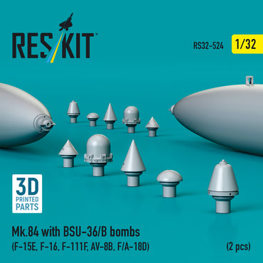 ResKit RS32-0524 1:32 Mk.84 with BSU-36/B bombs