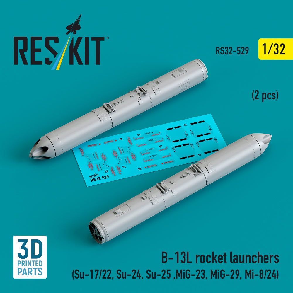 ResKit RS32-0529 1:32 B-13L rocket launchers