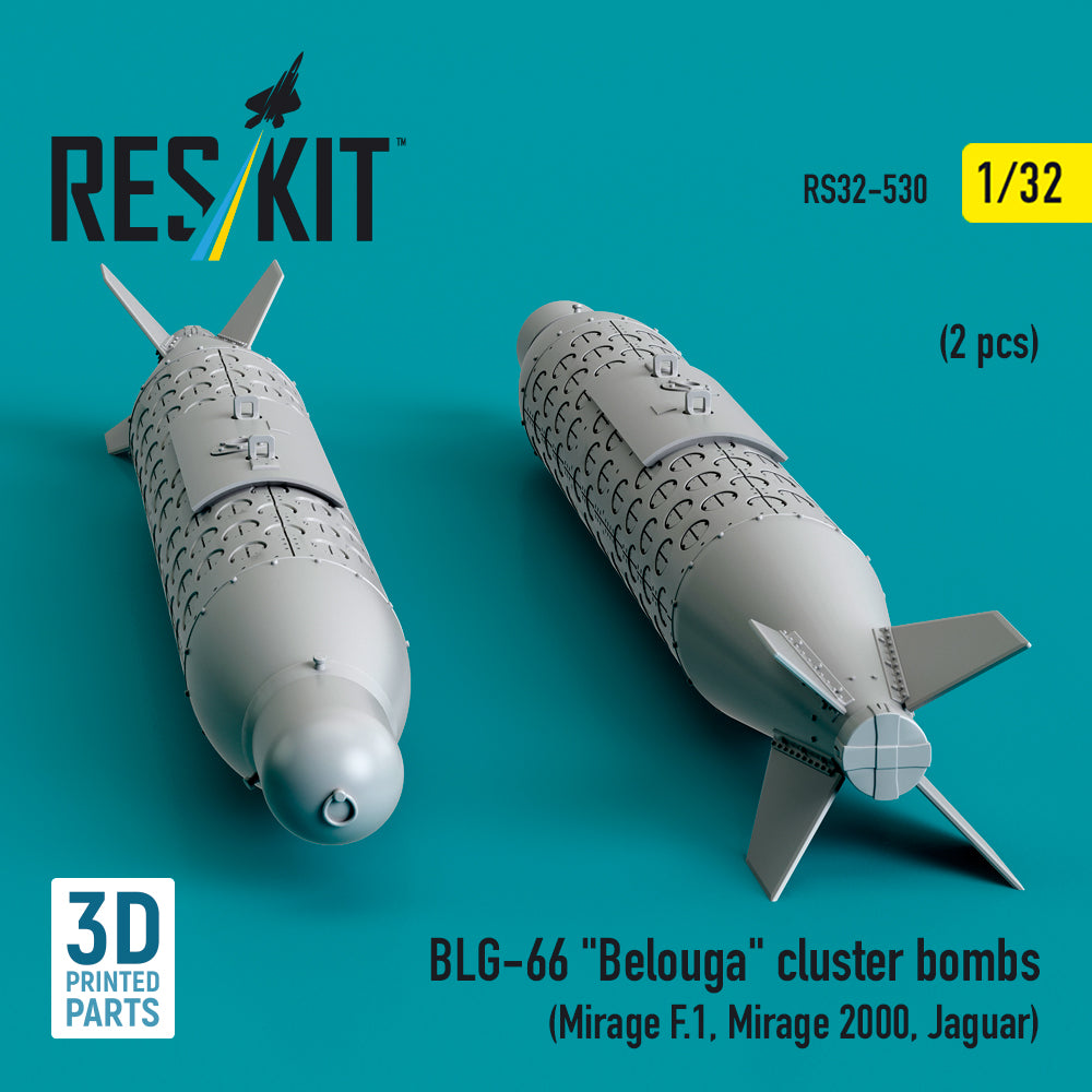ResKit RS32-0530 1:32 BLG-66 "Belouga" cluster bombs