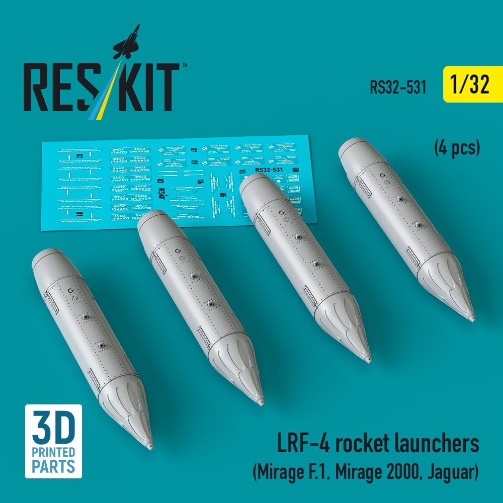 ResKit RS32-0531 1:32 LRF-4 rocket launchers