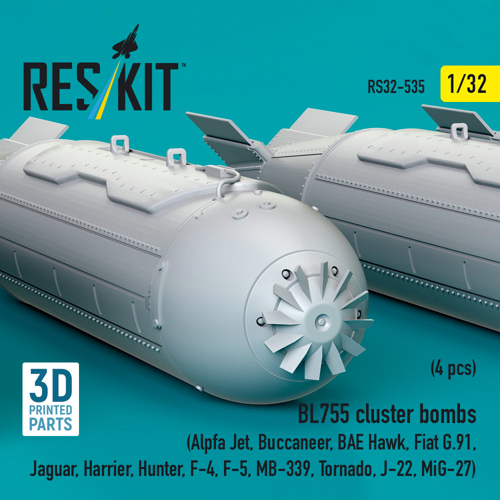 ResKit RS32-0535 1:32 BL755 cluster bombs