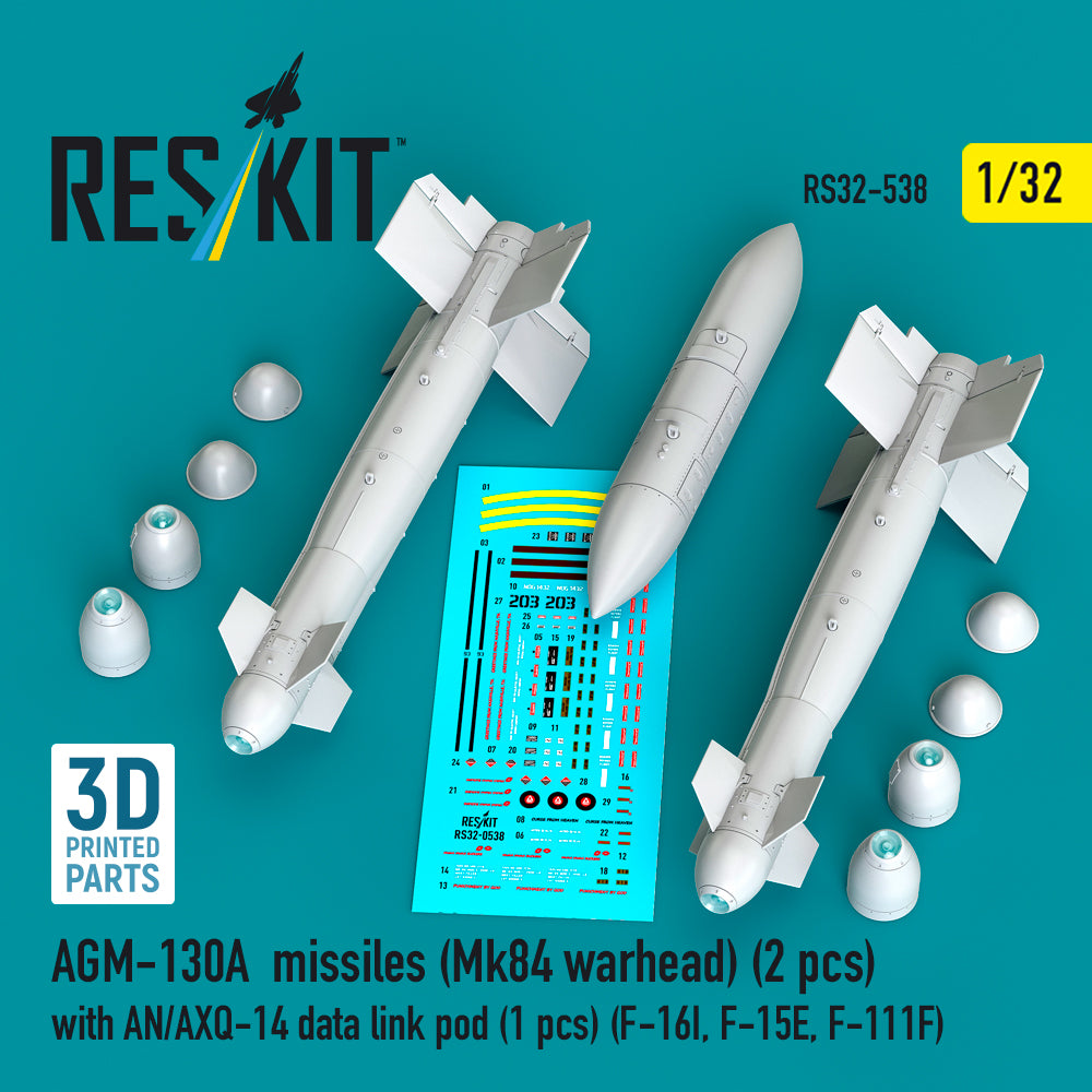 ResKit RS32-0538 1:32 AGM-130A missiles
