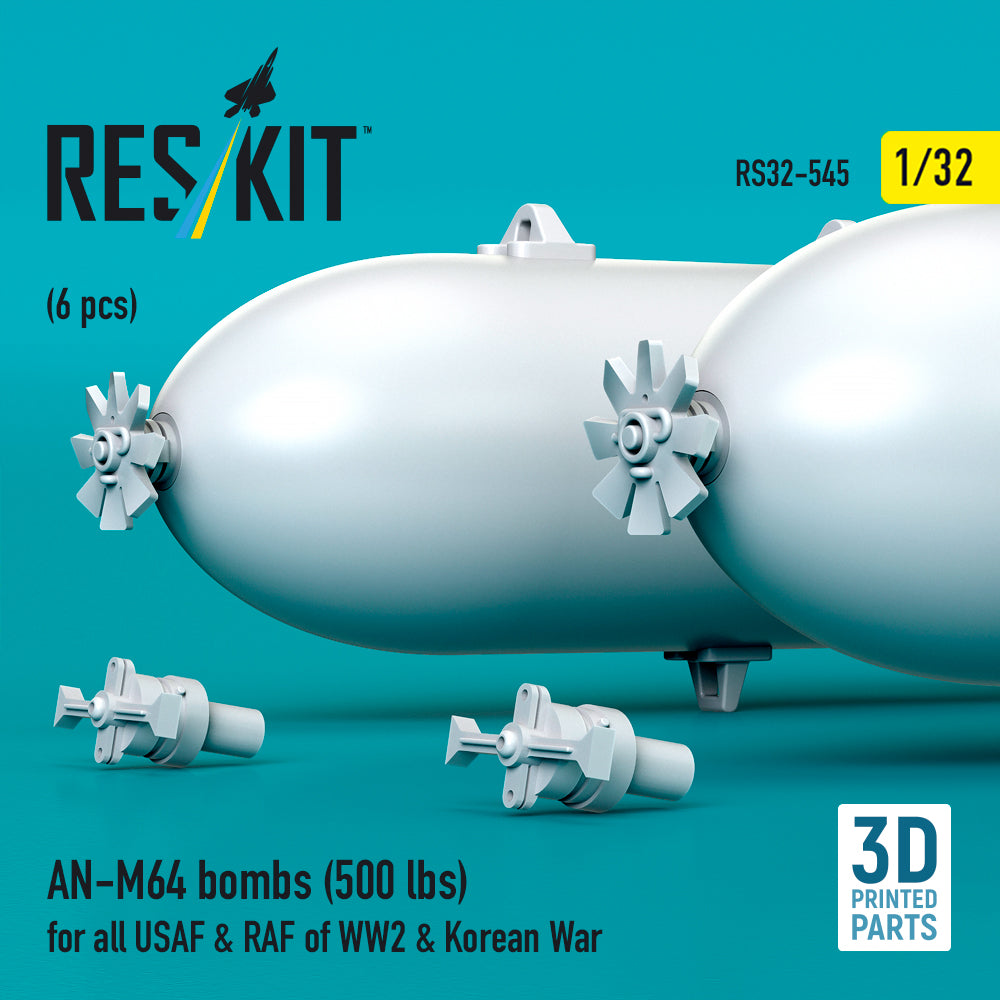 ResKit RS32-0545 1:32 AN-M64 bombs