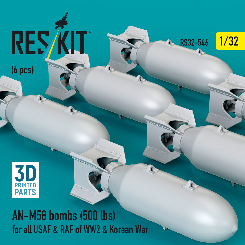 ResKit RS32-0546 1:32 AN-M58 bombs