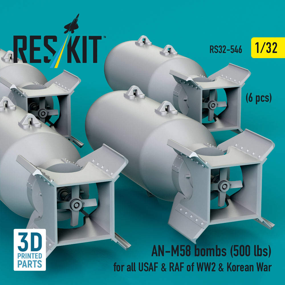 ResKit RS32-0546 1:32 AN-M58 bombs