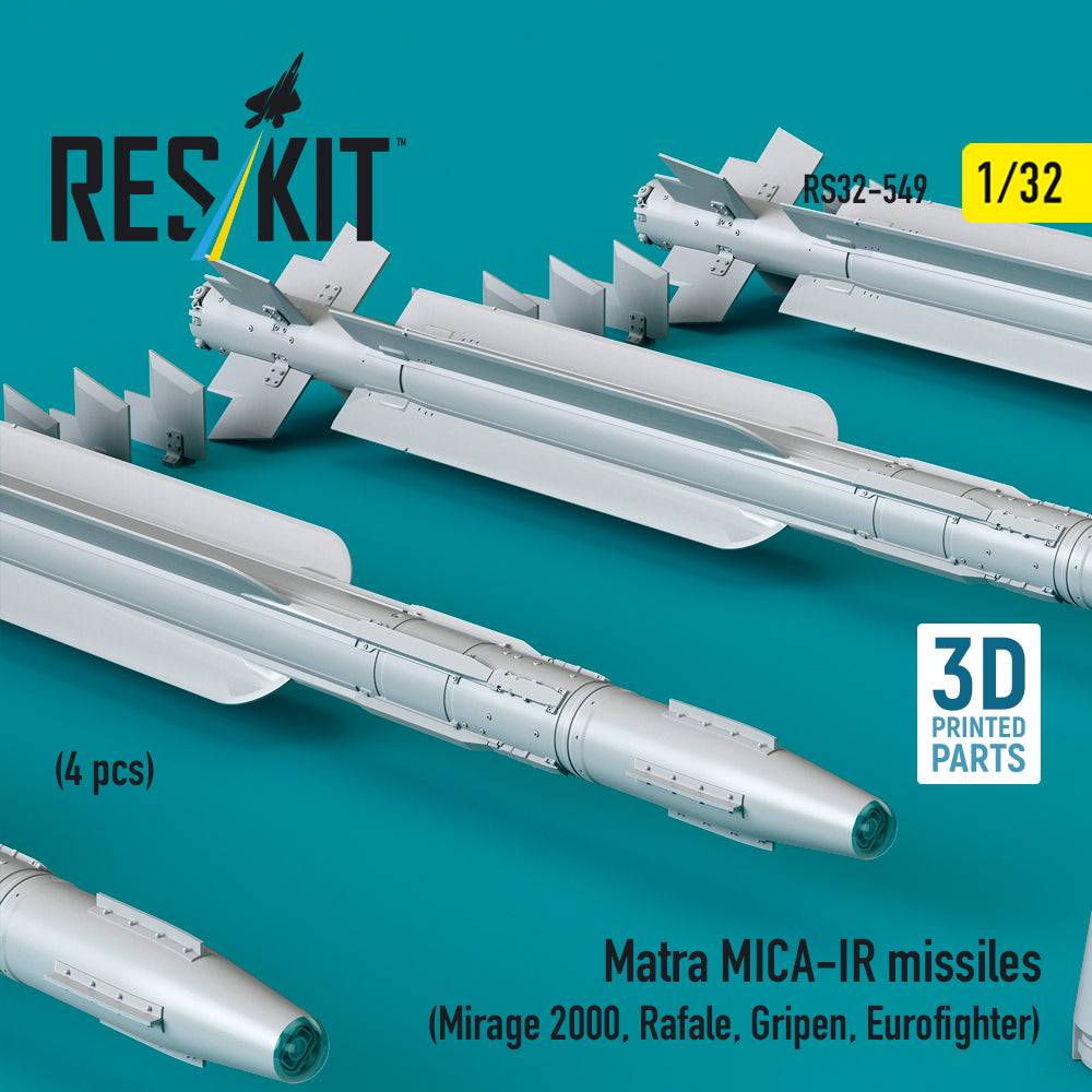 ResKit RS32-0549 1:32 Matra MICA-IR missiles