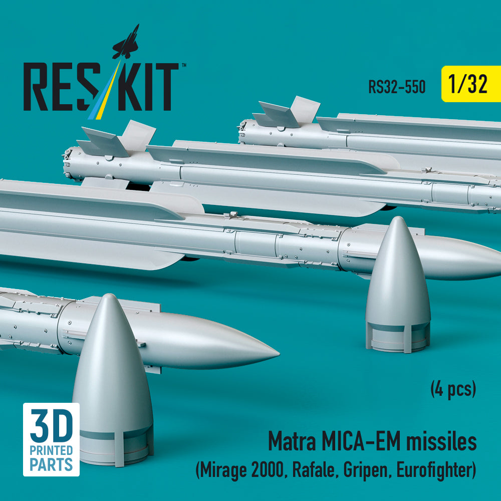ResKit RS32-0550 1:32 Matra MICA-EM missiles