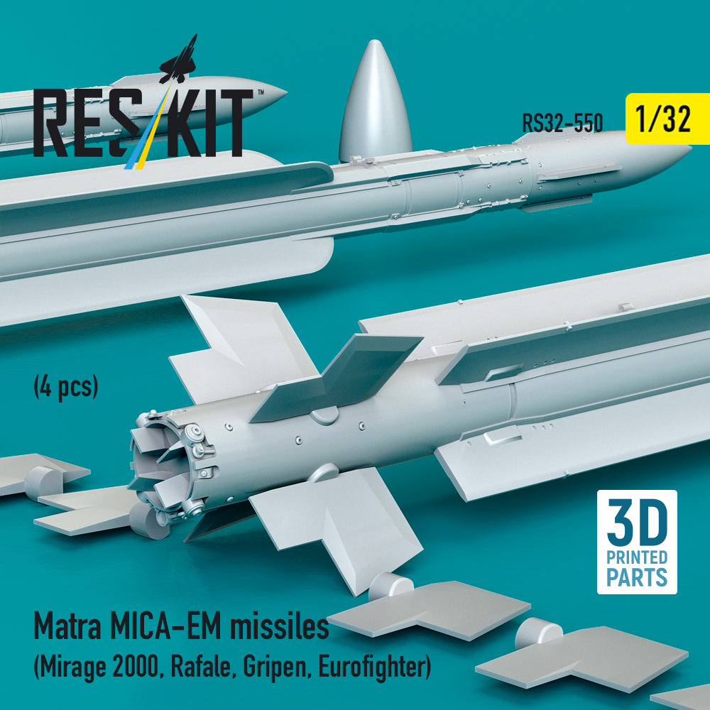 ResKit RS32-0550 1:32 Matra MICA-EM missiles