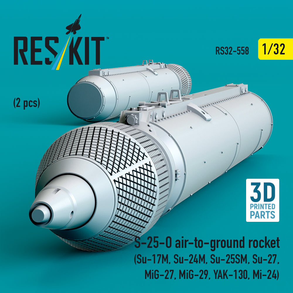 ResKit RS32-0558 1:32 S-25-O air-to-ground rocket