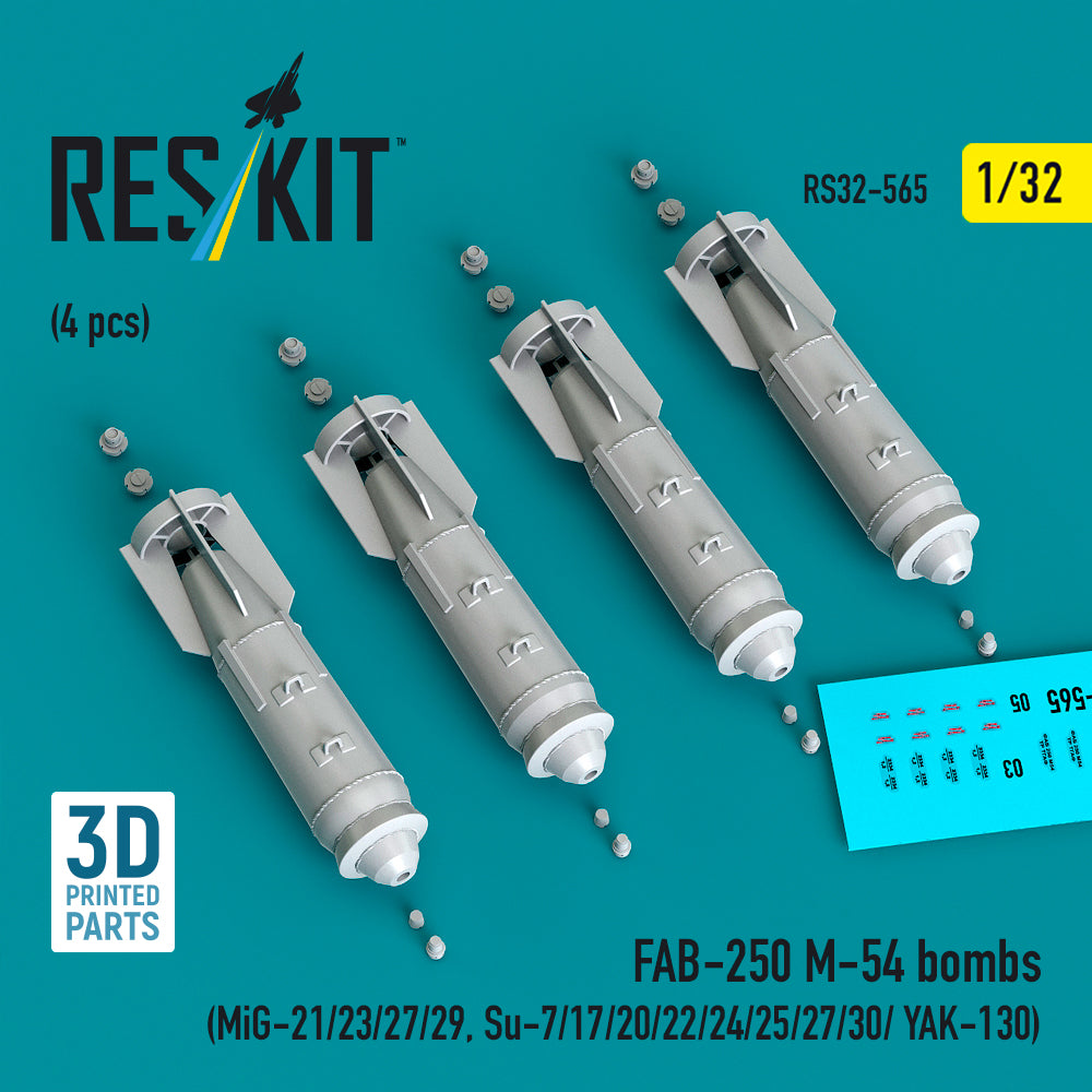 ResKit RS32-0565 1:32 FAB-250 ?-54 bombs