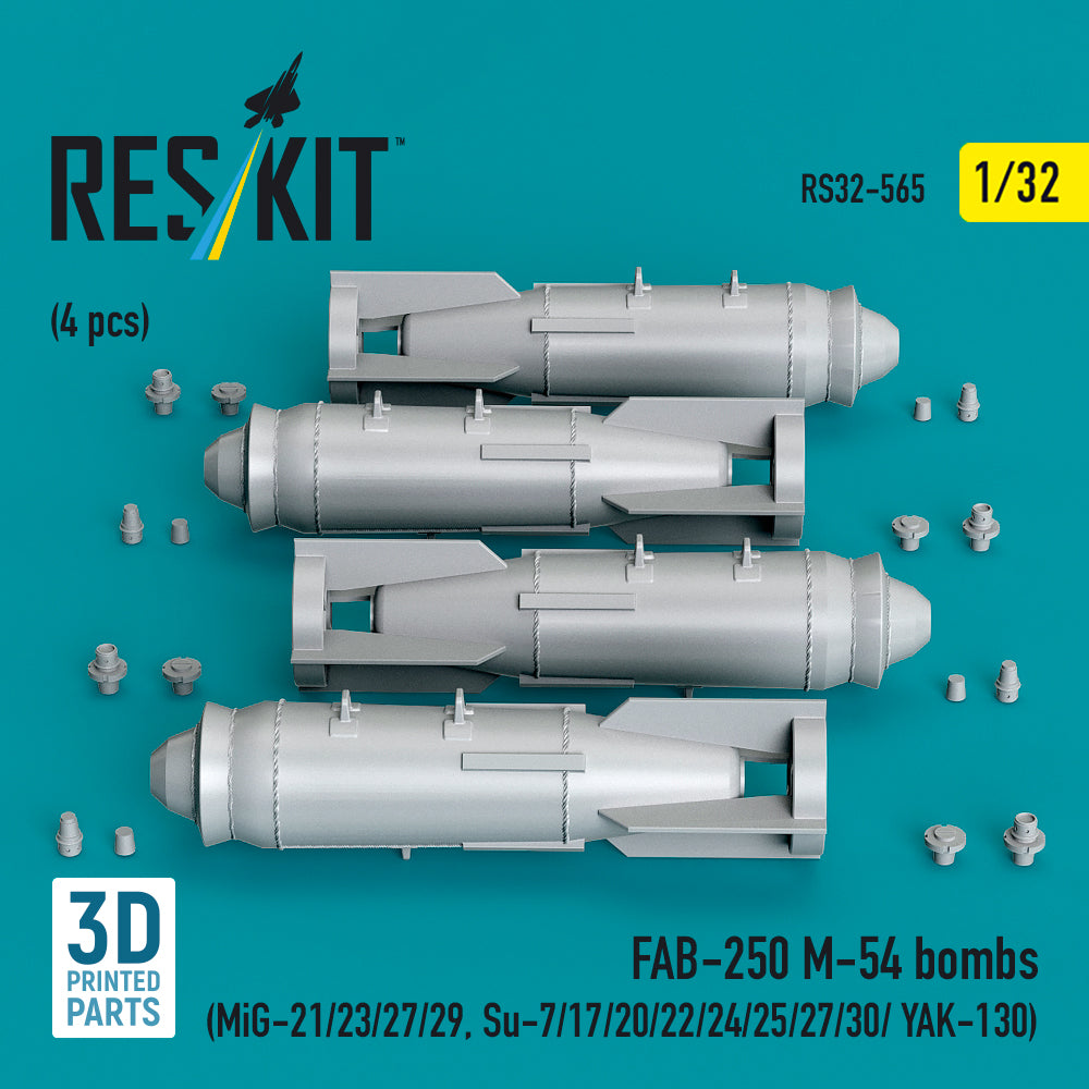 ResKit RS32-0565 1:32 FAB-250 ?-54 bombs