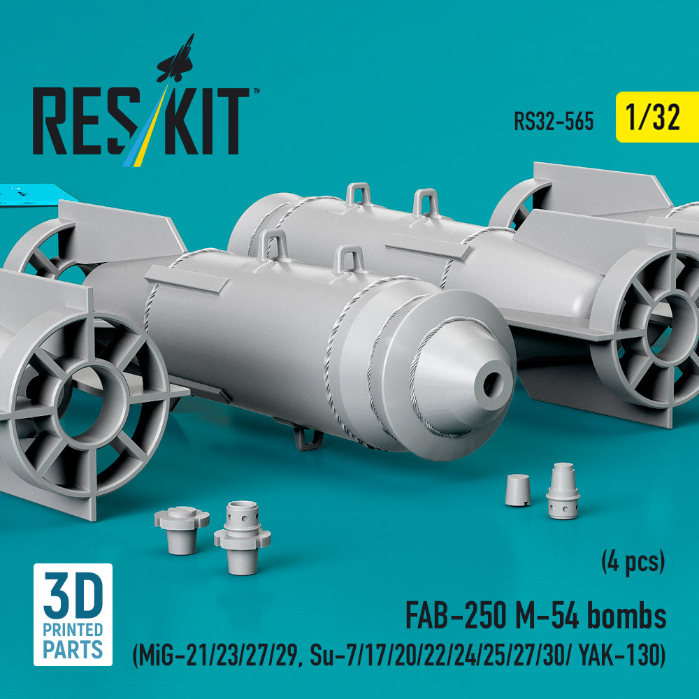ResKit RS32-0565 1:32 FAB-250 ?-54 bombs