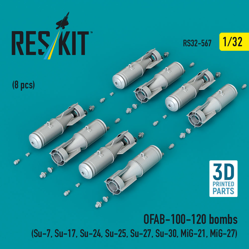 ResKit RS32-0567 1:32 OFAB-100-120 bombs