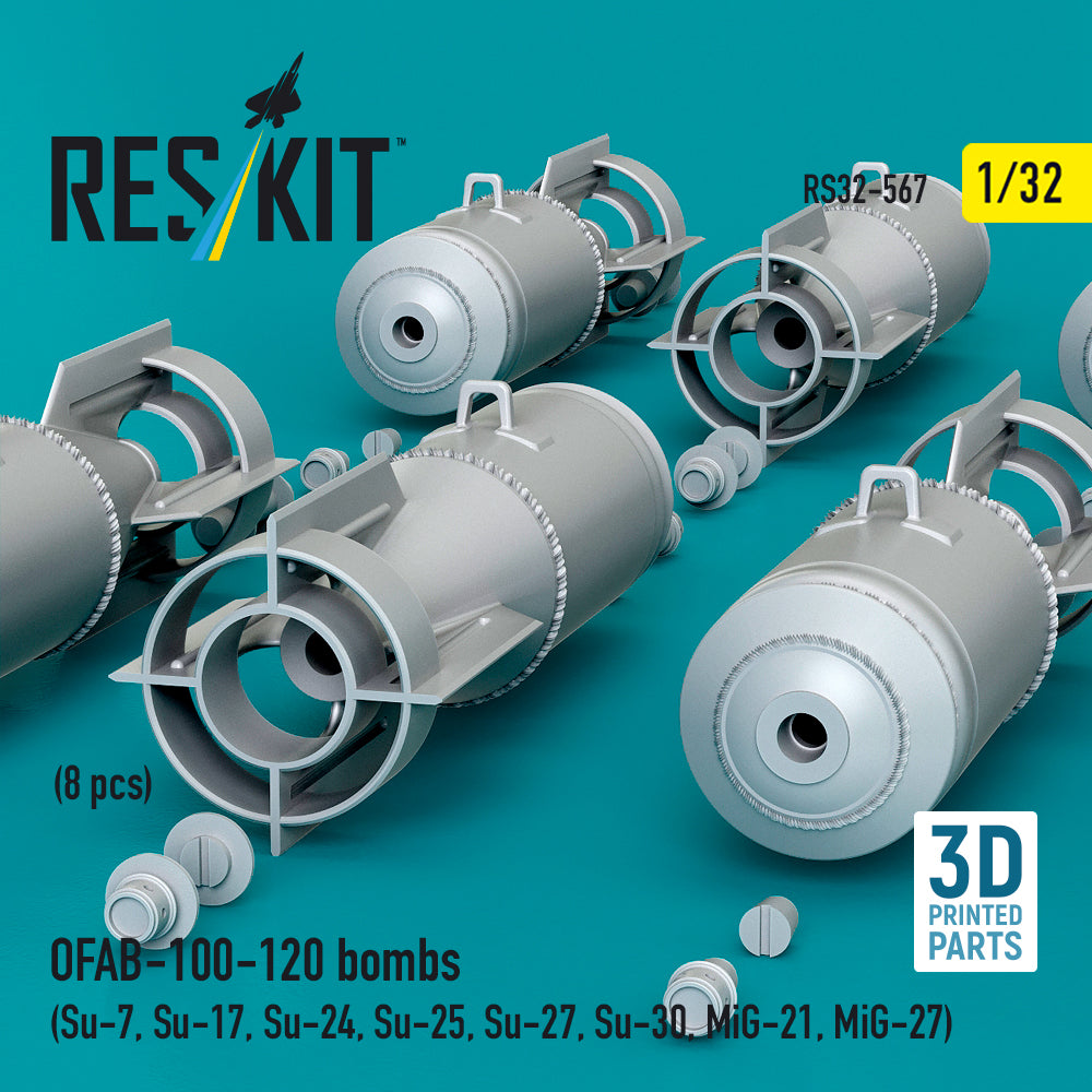 ResKit RS32-0567 1:32 OFAB-100-120 bombs