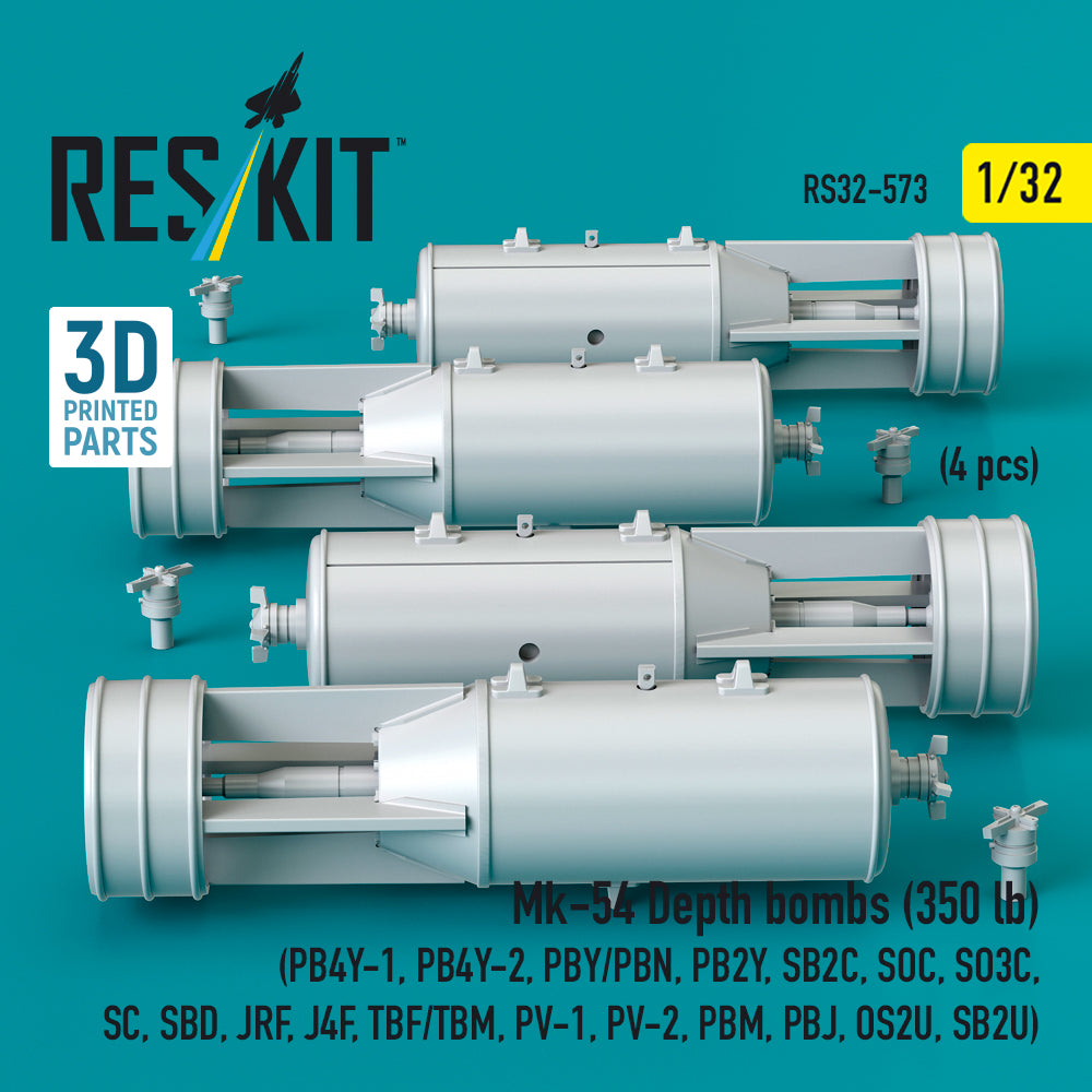 ResKit RS32-0573 1:32 Mk-54 Depth bombs