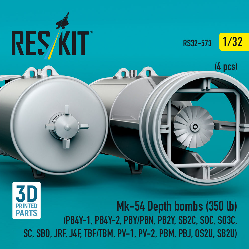 ResKit RS32-0573 1:32 Mk-54 Depth bombs