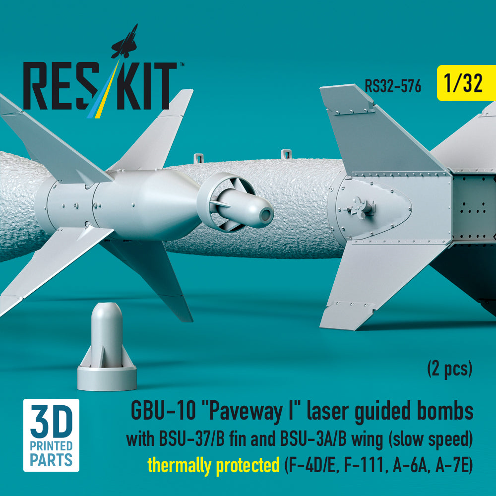 ResKit RS32-0576 1:32 GBU-10 Paveway I Laser Guided Bombs