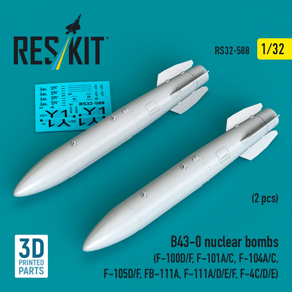 ResKit RS32-0588 1:32 B43-0 nuclear bombs
