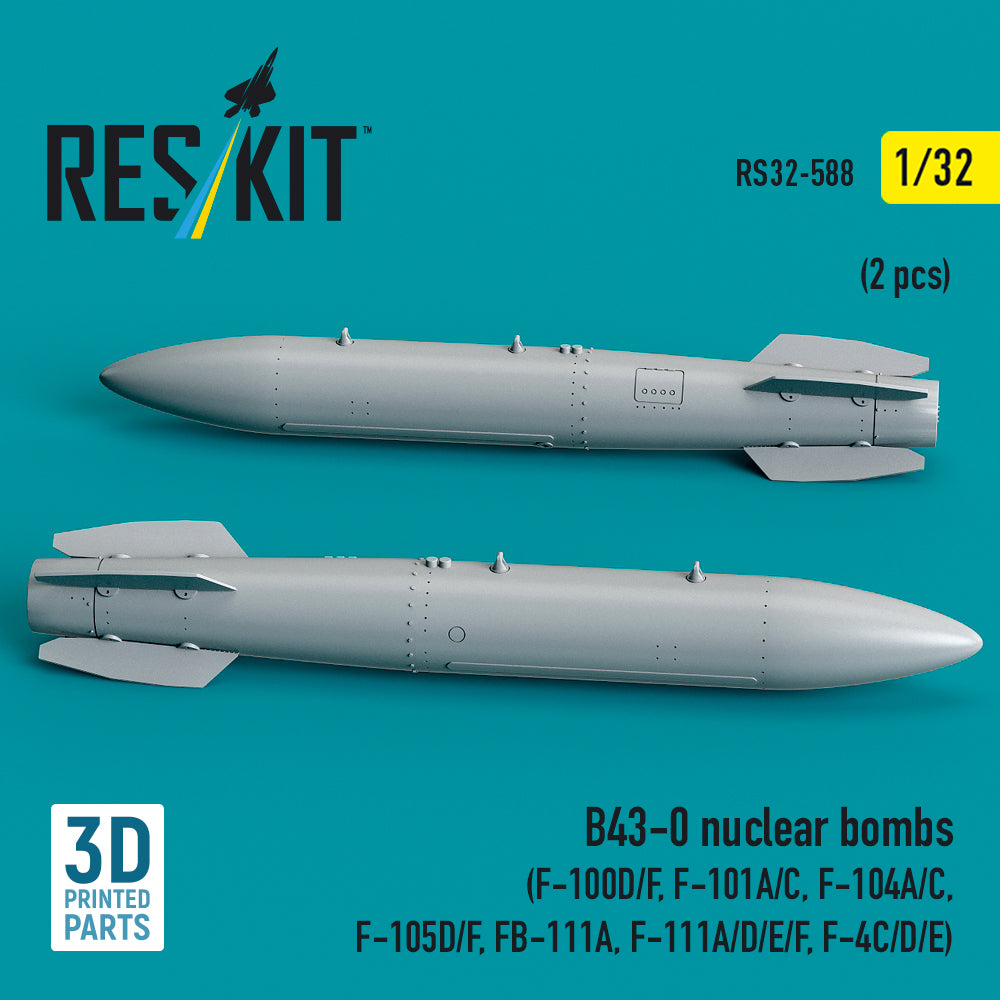 ResKit RS32-0588 1:32 B43-0 nuclear bombs