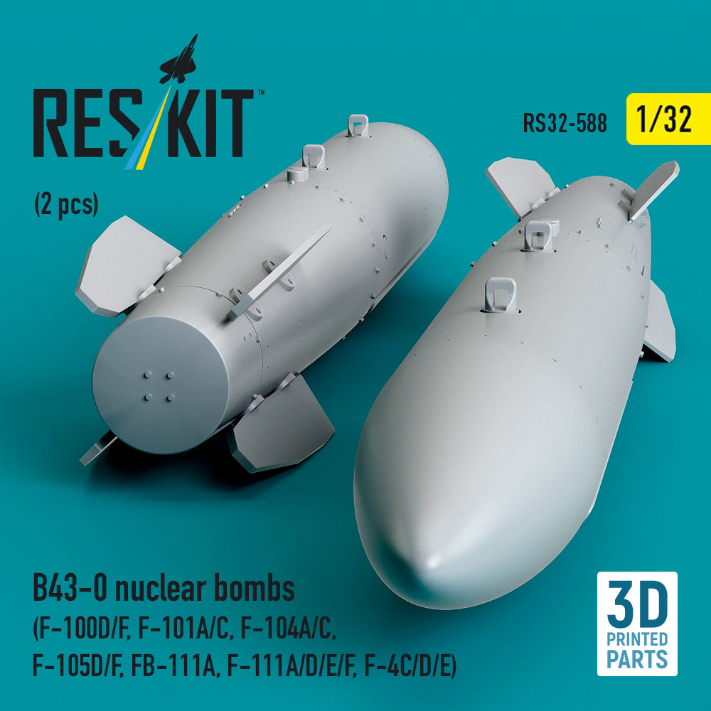 ResKit RS32-0588 1:32 B43-0 nuclear bombs